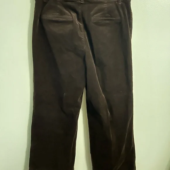 LOFT Brown Wide Leg Pants 12P - Picture 6 of 6